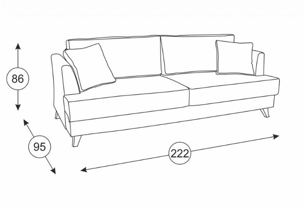 Схема дивана